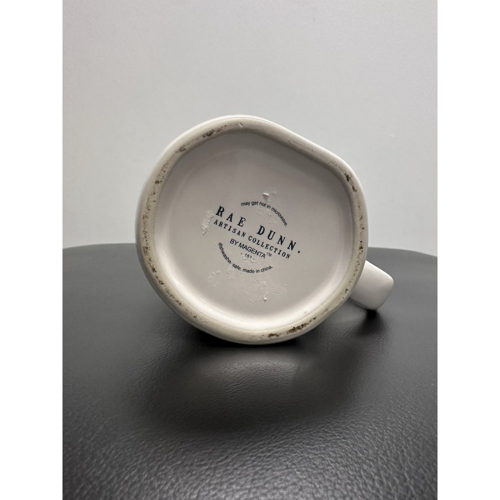 Rae Dunn Artisan Magenta PEEP'S SAKE Mug - Off-White/Light Blue - Picture 4 of 4